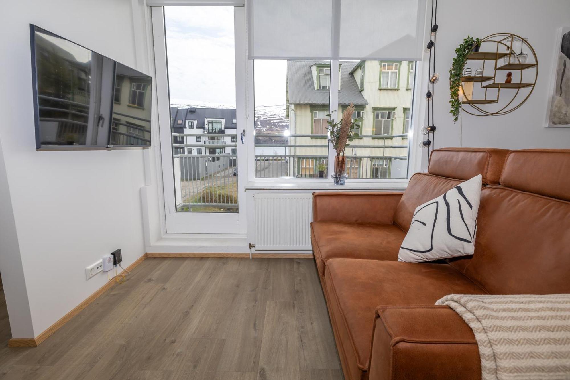 Charming Deluxe Apartment Akureyri Rom bilde